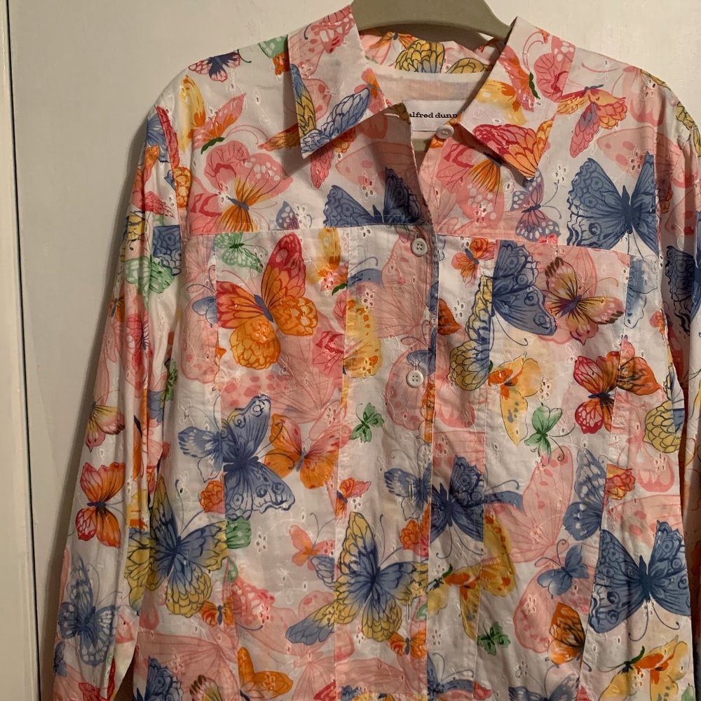 NEW Alfred Dunner Butterfly light jacket SZ L